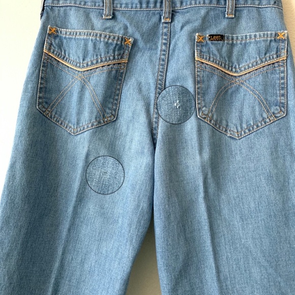 LEE Rare Vintage High Rise Wide Leg Jeans - Picture 6 of 10